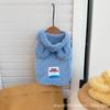 Roupas para Gatos para Outono e Inverno, Colete com Capuz sem Mangas para Cachorros, Roupa para Pets, Pijama Quente de Pelúcia, Atacado e Dropshipping de Roupas