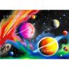 Nueva pintura de diamante 5D Planet Universe, superventas en Amazon, diamante redondo, pintura decorativa DIY, venta al por mayor de fábrica.