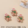 Acessórios de Resina Atacado Creme Cola Presilha Infantil Feito à Mão DIY Joias Furo Fivela de Sapato Desenho Animado Natal Casa