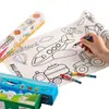 Últimos Rolos de Papel Colorido da Moda para Desenho, Rasgáveis Sem Deixar Marcas, Adequados para Canetas Coloridas, Lápis de Cor, Trabalhos de Desenho, Grafite e Aquarela, Comprimento Estendido