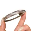 Pulsera con Cierre Plegable Ovalado de Zirconia Chapada en Oro Real de 18 Quilates, Pulsera de Lujo Ligero de Gama Alta, Joyería de Mano con Diseño Nicho