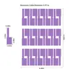 Nuevas pegatinas transfronterizas, pegatinas de puntos de papel recubierto de colores, marcadores de puntos mensuales para clasificación, pegatinas redondas autoadhesivas escritas a mano