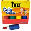 Cola escolar (colori) Íris 4 Cores 25g.