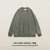 Sudadera con capucha unisex de peso pesado, cuello redondo, forro polar, 350 g, lavada, manga larga, holgada, para otoño e invierno, marca de moda, talla grande, personalizada