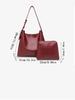Bolsa de Ombro Feminina de Exportação Personalizada de Fábrica 2025 Nova Bolsa Tote Casual com Grande Capacidade para Deslocamento e Estilo Balde