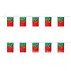 Bandeira de Corda da Copa do Mundo de 2026 EUA-Canadá-México, Em Estoque, Bandeiras de Torcedor de 48 Equipes, Bandeiras de Puxar 14*21cm, Bandeiras de Pendurar 20*28cm