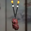 Pingente Pixiu de Pau-Rosa, Brinquedo de Madeira, Artesanato, Ornamento de Mão, Trazendo Riqueza e Prosperidade