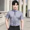Camisa profesional para hombre y mujer mismo estilo traje de ropa de trabajo vendedor de bienes raíces camisa de trabajo de manga corta logo bordado