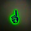 Nuevo Equipo de Béisbol Zuecos Fluorescentes Decoración de Flor para Zapato Hebilla de Zapato Accesorios de Flor para Zapato Joyería DIY Transfronterizo en Stock