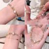 Pulseira de Contas de Água Marinha Natural Pulseira de Pérola de Água Doce Estilo de Design ins Joias da Moda Mulheres Nicho Pulseira Exquisita