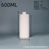 Suministro de fábrica en stock material HDPE 120ML-1000ML botella blanca de hombro plano con tapa de cabeza grande flip