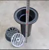 Calha de Água da Chuva Tipo 87 Boca de Sino Tubo de Descida Sifão Calha de Água da Chuva Descarga Direta Tipo com Tampa Interna Ralo de Piso de Ferro Fundido