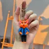 Chaveiro de Boneca Fofa dos Zootopia Judy Nick Casal Pingente para Mochila Escolar Pingente de Celebridade da Internet