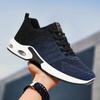 Tênis Esportivo, Estilo Primavera, Tamanho Grande Masculino, Tênis de Corrida com Amortecimento a Ar, Tênis Respirável Fly-Woven, Tênis Masculino Confortável com Solado Macio e Malha