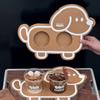 Copo descartável para café, copo de papelão com formato de favo de mel, leite e chá com suporte para 2 copos ondulados, bandeja para exposição de copos