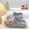 DIY Estrela do Mar + Gato Cartoon Fofo2026 Sapatos Versáteis Fechados Adequados para Praia ao Ar Livre de Verão para Mulheres