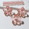 Accesorios acrílicos al por mayor accesorios para el cabello diy pegamento de crema funda para teléfono móvil ropa zapatos sombrero material hecho a mano con agujeros flores