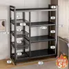 Uau! Prateleira de Chão Multifuncional Personalizada para Cozinha, Cesta de Legumes, Prateleira para Micro-ondas, Prateleira de Armazenamento