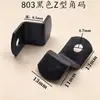 Amazon Transfronterizo Negro Tipo Z Alto y Bajo Voltaje Lámina Pintura Decorativa Panel Trasero Fijación Código de Ángulo Trapezoidal Conector de Fijación para Muebles