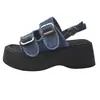 Oferta especial: Sandalias de Suela Gruesa Yierkang para Mujer, Calzado de Verano para Exteriores, Sensación de Alta Gama, Nuevo Modelo 2025 Versátil Sandalias de Cuña Romanas para Playa