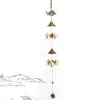 Estilo chinês retrô sinos de vento de liga pingente de sino de liga de cobre decoração de casa artesanato ornamentos presentes de aniversário