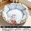 Linda cama sofá para que los gatos duerman, nido para mascotas, cama para gatos, cojín, cama para perro Teddy, adecuada para todas las estaciones, para perros pequeños