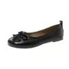 Zapatos de Salón de Ballet de Suela Plana y Boca Baja para Mujer 2026 Nuevo Primavera/Verano Combinación con Faldas Mary Janes Zapatos Pequeños de Cuero Zapatos de Conducir Mocasines
