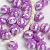Dingyi 12mm Lua Fria Colorida Circo Contas Galvanizadas Acrílico Com Furo Contas Soltas Pulseira DIY Acessórios de Contas