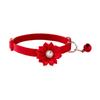 Nuevo Collar de Flor de Pétalo de Color con Cascabel Sonoro Universal para Gato y Perro Collar de Flor para Mascota