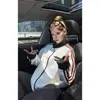 Sudadera cárdigan de marca de moda estilo americano con cuello alto para hombre y mujer 2026, chaqueta deportiva casual de otoño, abrigo a rayas estilo coreano para parejas