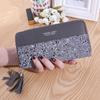 Billetera Larga Simple Estilo Japonés y Coreano Estuche para Tarjeta de Licencia de Conducir Bolsa para Tarjetas Multitarjeta de Gran Capacidad Bolso de Moda para Teléfono Móvil para Mujer Billetera para Monedas