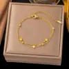 Pulsera Más Vendida 1Qiyun Joyería Moda Europea y Americana Pulsera de Acero de Titanio Lujo Ligero Estilo Nicho Accesorio de Alta Gama