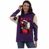 Amazon forrado de lã plus size Casal Hoodie Cross-border Hooded Splice Sweatshirt Chain Saw Man motosserra homem