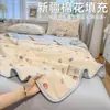 Colcha de Algodón Acolchado Clase A para Maternidad e Infancia, Colcha de Verano, Colcha de Verano Refrigerante para Niños, Colcha de Algodón Puro para Aire Acondicionado para Estudiantes de Jardín de Infancia, Colcha Fina de Verano
