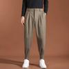Calças Casuais Masculinas da Moda Outono e Inverno 2024, Espessas, Largas, Retas, para Uso Externo, Lixadas, Calças Pequenas para Meninos