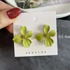 Nuevos Pendientes de Botón de Flor Estilo Coreano, Pendientes Versátiles Claros y de Moda, Pendientes Elegantes Estilo Mori para Mujer, Pendientes de Celebridad de Internet, Accesorios de Moda