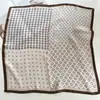 Pañuelo de Seda con Flores de Anacardo, Pañuelo para la Cabeza, Cinta para el Cabello para Mujeres, Estilo Vintage Old Money, Pañuelo Estampado de Moda, Pañuelo Cuadrado Pequeño de Seda Genuina, Pañuelo Decorativo de Seda