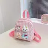 Mini mochila infantil súper linda de conejito, moderna, de alto valor, de dibujos animados, casual, para viajes, ligera