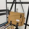 Bolsa Transversal Ferramentas Japonesas Feminina Casual Tendência Marca Grande Capacidade Mochila Esportiva Estudante Bolsa Tiracolo Lona Masculina Bolsa de Ombro
