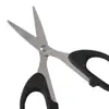 Tijeras de Mango Negro Acero Inoxidable Tijeras Multiusos para Oficina DIY Hecho a Mano Oficina Hogar Herramientas de Corte y Costura Tijeras