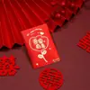 Novo Estilo Casal de Casamento Celebração de Casamento Bloqueio de Porta Geral Presente de Retorno Mini Bloqueio de Porta Pequeno Envelope Vermelho Casamento Geral Personagem de Alegria Bolsa de Envelope Vermelho