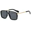 Nuevas Gafas de Sol Retro de Doble Puente y Montura Grande, de Moda y Versátiles, Gafas de Sol Cuadradas de Alta Gama Casual para Hombre, Tendencia M6295