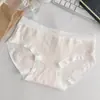 7A antibacteriano novo algodão virilha inferior senhoras roupa interior respirável macio e confortável sem costura desenho animado cintura quadril estudantes