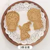 Desenho Animado da Princesa Xuebao Molde de Biscoito Ferramenta Doméstica DIY para Assar Fondant 3D Tridimensional Tipo Prensa
