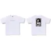 260g Marca de Moda Venta al por Mayor Transfronteriza Camiseta Pesada Bape Cabeza de Mono Tiburón