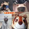 Decoraciones para Casco Orejas de Oso Orejas de Animal Orejas de Gato Motocicleta Vehículo Eléctrico Motocicleta Motociclistas Hombres y Mujeres Accesorios para Casco de Esquí