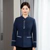 Ropa de Trabajo de Limpieza Manga Larga Femenina Propiedad Hotel Hotel Mesero Limpiador Tía Ropa de Limpieza Ropa de Primavera y Otoño