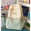 Mochila de chica ins estilo japonés, fresca y dulce, linda y adorable, esquema de colores de helado, mochila para estudiante de secundaria para el verano