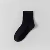 Calcetines para Mujer para Primavera y Verano, Delgados, Anti-Olor, Hilo de Algodón Puro, Antibacterianos, Calcetines Cortos Blancos, Calcetines de Malla Transpirable de Tubo Medio Corto para Mujer