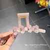 Presilha de Cabelo Grande Exquisita Rosa Floral Nova Dongdaemun 2026 Estilo Coreano para a Parte de Trás da Cabeça